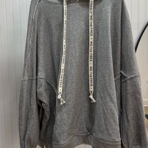 We The Free Charcoal Hoodie with Branded Strings